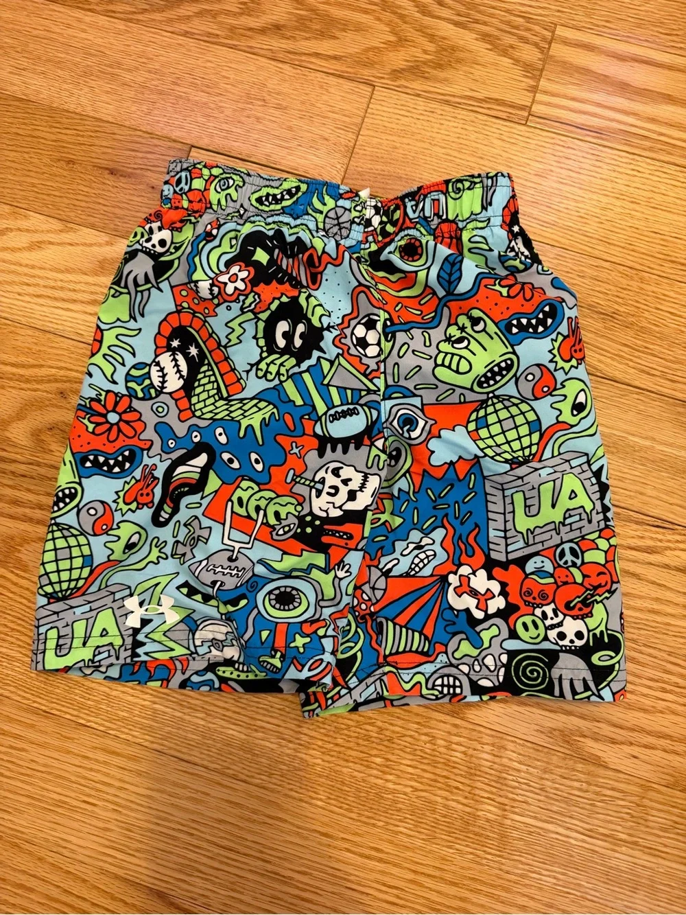 Under Armour Multicolor Cartoon Print Swim Trunks